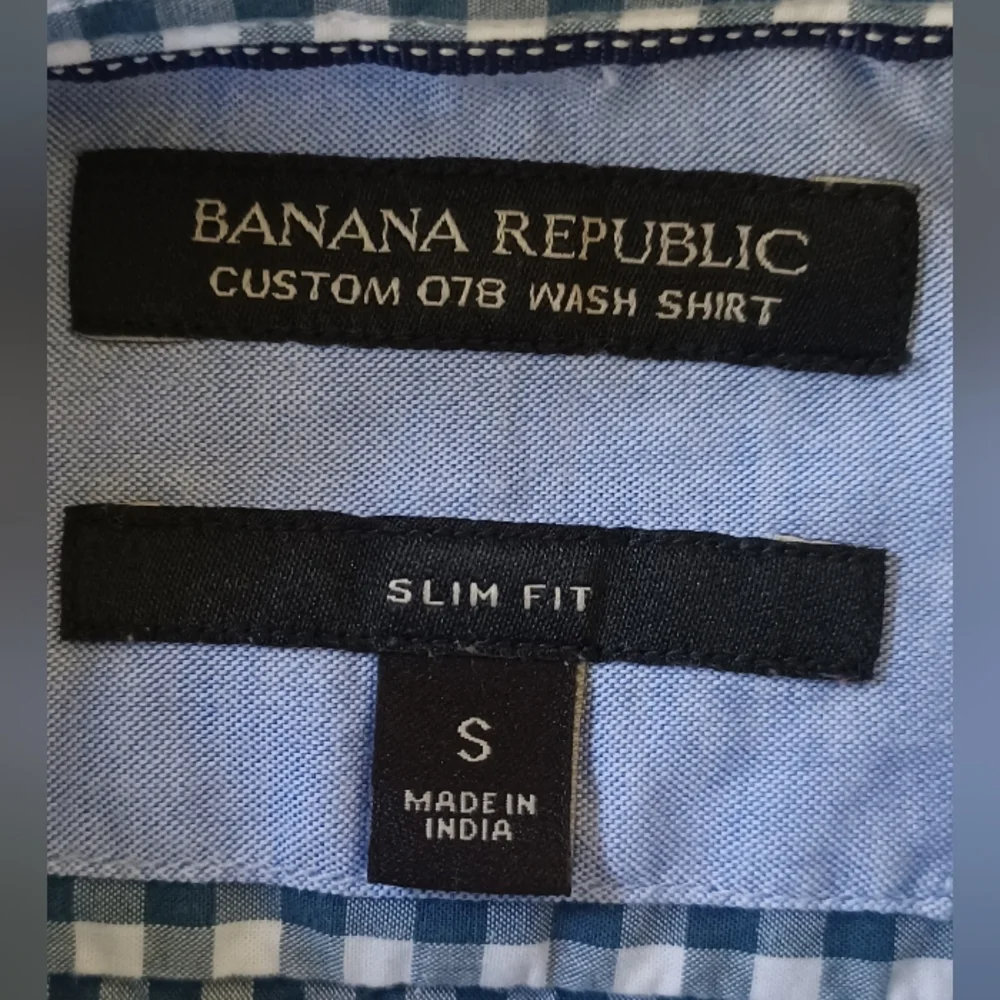 Banana Republic Custom 078 Wash Shirt, Teal!